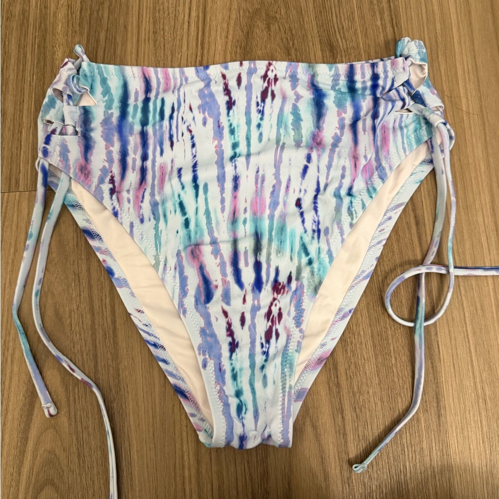 Shade & Shore Multicolor Tie-Dye Bikini Bottom